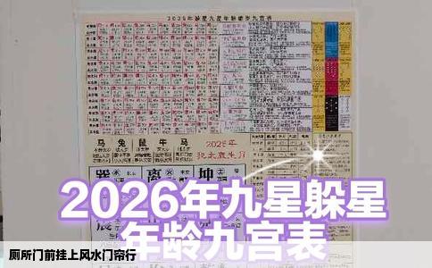 厕所门前挂上风水门帘行