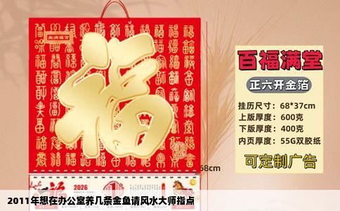 2011年想在办公室养几条金鱼请风水大师指点
