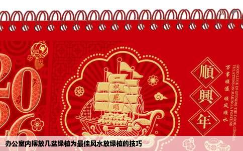 办公室内摆放几盆绿植为最佳风水放绿植的技巧