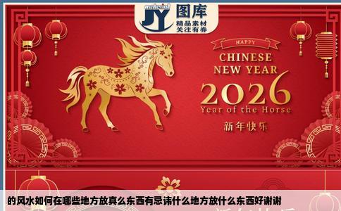 的风水如何在哪些地方放真么东西有忌讳什么地方放什么东西好谢谢