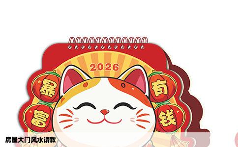 房屋大门风水请教