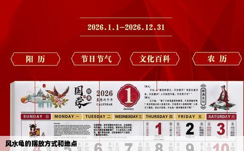 风水龟的摆放方式和地点