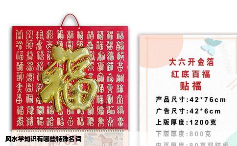 风水学知识有哪些特殊名词