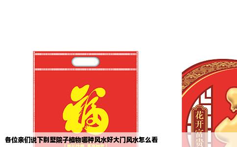 各位亲们说下别墅院子植物哪种风水好大门风水怎么看