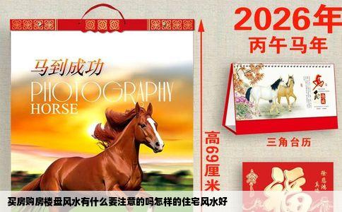 买房购房楼盘风水有什么要注意的吗怎样的住宅风水好