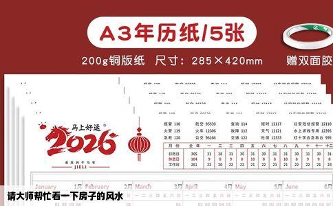 请大师帮忙看一下房子的风水