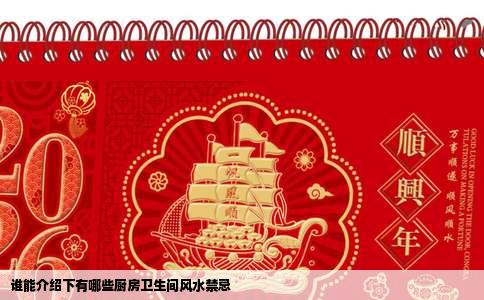 谁能介绍下有哪些厨房卫生间风水禁忌