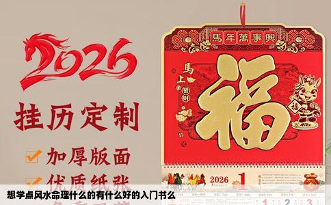 想学点风水命理什么的有什么好的入门书么