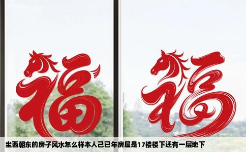 坐西朝东的房子风水怎么样本人己已年房屋是17楼楼下还有一层地下